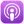 Apple Podcast icon